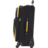Geoffrey Beene Golden Gate Collection, Black/Yellow, One Size