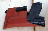 S&W M&P Shield 9Mm 40 Soft Leather Concealed Carry Holster Iwb Tuckable (Will Fit Performance