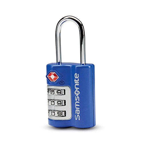 Samsonite Travel Sentry 3-dial Combination Lock, Blue Fantasy