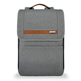 Briggs & Riley Kinzie Street-Slim Expandable Backpack, Grey, One Size