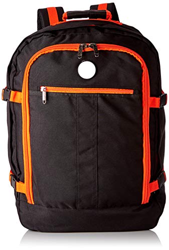 22 x 14 x 9 laptop backpacks SWISSGEAR 1900 ScanSmart Backpack, Fits Most 17-Inch Laptops, TSA-Friendly Lay-Flat Design, RFID Protection, and Tablet Pocket, Black, 31L, 18.5-Inch : Electronics it includes adjustable padded shoulder straps and a top handle Cabin Max Metz 22 X14