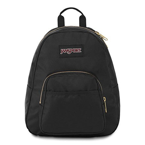 JanSport Half Pint FX Mini Backpack - Black/Gold