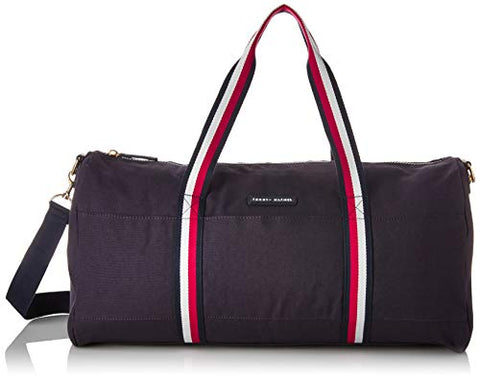 Tommy Hilfiger Duffle for Women TH Flag Canvas,  Tommy Navy, One Size