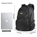 Cross Gear Laptop Backpack with Combination Lock- Fits Most 17.3 Inch Laptops and Tablets CR-9735I