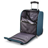 Samsonite Advena Underseat Carry On Luggage with Wheels, Teal