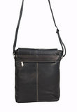 David King & Co. Deluxe Square Messenger, Black, One Size