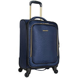 Aimee Kestenberg Women'S 20” Jacquard Python Printed Polyester Expandable 4-Wheel Carry-On Luggage,