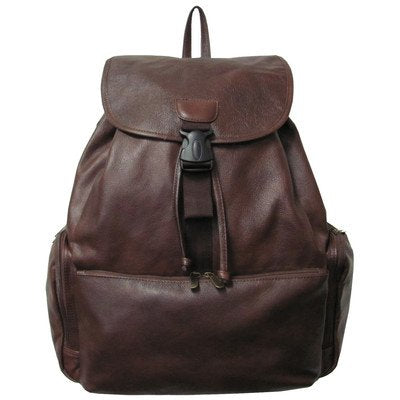 Amerileather Jumbo Leather Backpack,Black,US