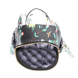 Betsey Johnson Botanical Mini Backpack, Black Floral