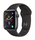 Apple Watch Series 4 (GPS, 40mm) - Space Gray Aluminium Case with Black Sport Band