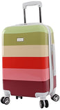 Nicole Miller Rainbow 20" Hard-Sided Luggage Spinner (Olive)