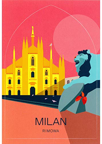 RIMOWA Milan Italy country sticker for Topas, Original, Salsa, Essential series for luggage and carry on"Made in Germany"