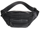 Polare Genuine Leather Fanny Pack/Waist Bag/Organizer (Classic Style)
