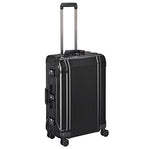 Zero Halliburton Geo Aluminum 3.0 24" Spinner Travel Case in Black