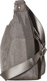 Baggallini Anywhere Large Hobo With Rfid Phone Wristlet (Sterling Shimmer)