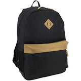 Eastsport Lightweight Stylish Daypack (Black/Beige)