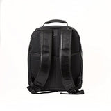 Boconi Bryant LTE City Leather 17" Laptop Backpack in Black