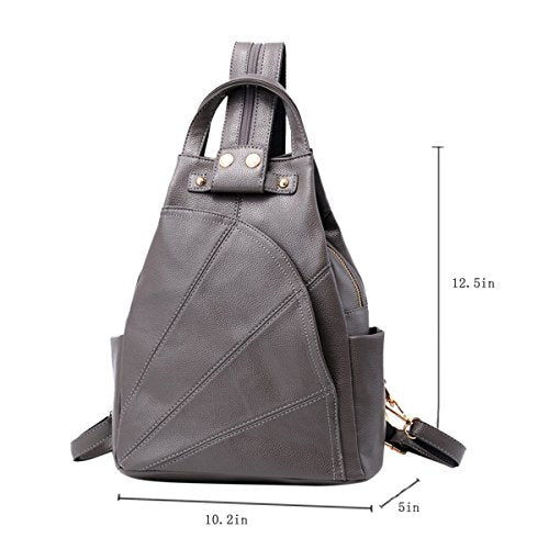 Women's Slim Sling Leather Backpack – Le Donne Leather
