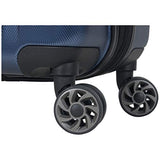 Kenneth Cole Reaction Scott's Corner 24" Lightweight Hardside Expandable 8-Wheel Spinner Checked Suitcase with TSA Lock, Navy
