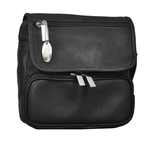 David King & Co. Large Double Pocket Waist Pack, Black, One Size