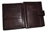 Mancini Men's Leather Nevada RFID Secure Passport Travel Wallet Multi