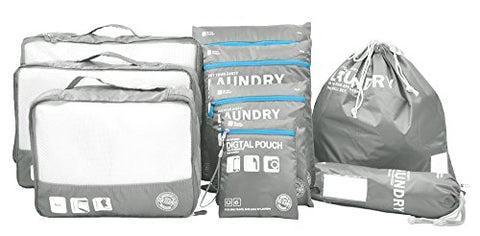 BES CHAN Travel Luggage Organizer Packing Cubes Set Storage Bag Waterproof Laundry Bag Traveling
