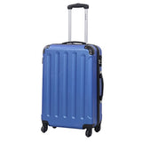 3 Pcs Luggage Set Multi-Directional Wheels Travel Suitcase Size 20" 24" 28" | Blue