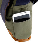 J World New York Sam Canvas Messenger Bag, Khaki, One Size