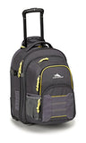 High Sierra Ultimate Access 2.0 Carry On Wheeled Backpack, Mercury/Charcoal/Yell-O