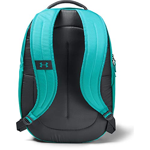 Under Armour Women's Hustle Signature Storm Backpack, (414) Static Blue / /  Metallic Harbor Blue, One Size Fits Most