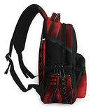 Casual Backpack,Boxing Gloves Print,Business Daypack Schoolbag For Men Women Teen