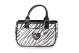 Zebra Sequin Ice Skating Bag Tennis Gym And Ballet Girls Athletic Bag
