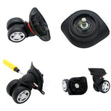 Replacement Luggage Wheel Repair Suitcase Bag Parts Spinner Wheels (W055) For Customs Box (A Set