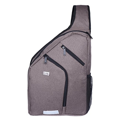 Youngerbaby Large Sturdy Crossbody Sling Bag Men Women Casual Travel Chest Bag