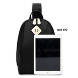 ECOSUSI Women Daypack Outdoor Sling Chest Bag Small Nylon Backpacks for College Girls Fashion