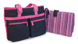 Mobile Edge Komen Eco-Friendly Tote, Black With Pink Trim (Fits 16-Inch Pc/17-Inch Mac)