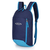 G4Free Outdoor Small Mini Backpack Daypack Bookbags 10L for Kids & Adults(Dark Blue)