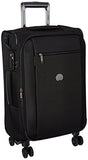 Delsey Luggage Montmartre 4 Wheel 21 Carry Exp Softside Lug, Black