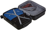 Amazonbasics Hardside Spinner Luggage - 20-Inch Carry-On/Cabin Size, Black