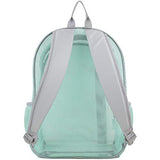 Eastsport Active Mesh Backpack with Padded Adjustable Straps, Mint/Soft Silver