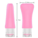 9 Pack Travel Bottles TSA Approved Containers, 3oz Leak Proof Travel Accessories