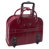 Mckleinusa Edgebrook 96316 Red Wheeled Ladies' Laptop Case