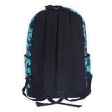 Damara Womens Maple Leaf Printed Canvas Weekender Shoulders Bag,Green