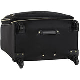 Kenneth Cole Reaction Chelsea 28" Polyester-Twill Expandable 4-Wheel Spinner Checked Luggage, Black