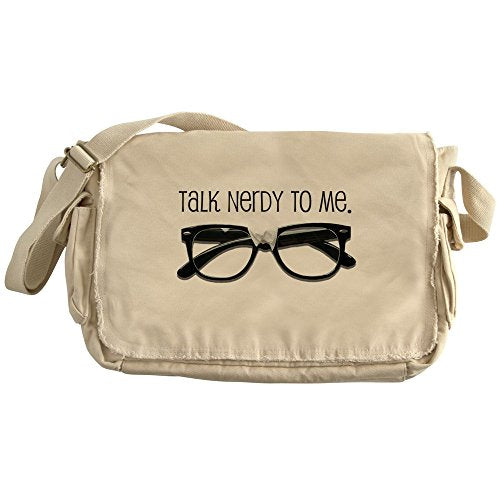Cafepress - Talk Nerdy To Me<Br> - Unique Messenger Bag, Canvas Courier Bag