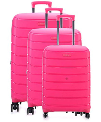 Titan Limit 3 Piece Polypropylene Unbreakable Spinner Set - 30", 27", 21" (Hot Pink)