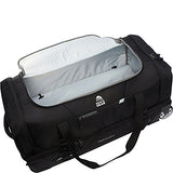 Granite Gear Reticulate Drop Bottom Duffel Backpack, Black/Grey, 28"