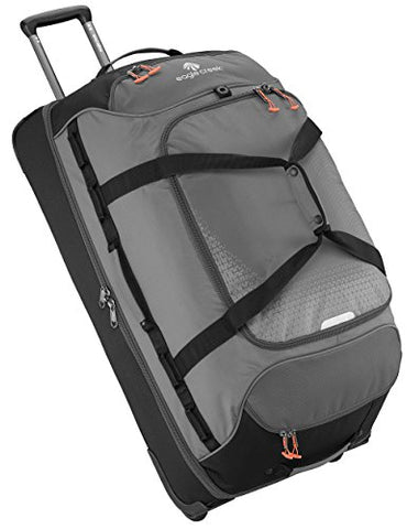 Eagle Creek Expanse Drop Bottom Wheeled Duffel 32 Inch Luggage, Stone Grey