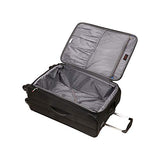 Skyway Luggage Mirage Superlight 24-Inch 4 Wheel Expandable Upright, Black, One Size