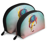 Gltiosr David Bowie Womens Shell Portable Travel Toiletry Bags Clutch Pouch Cosmetic Pouch Makeup